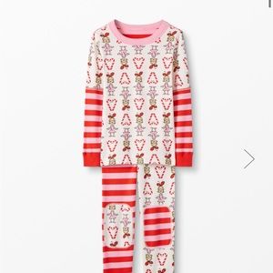 Hanna Andersson Organic Cotton Grinch Long John Pajamas - Size 8